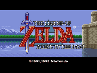 The Legend of Zelda - Omega Title Screen
